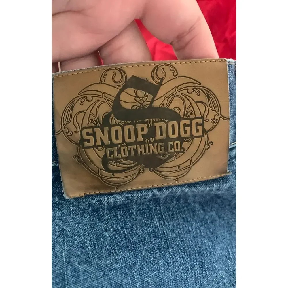 Vintage Snoop Dogg jeans mens size 38 y2k two tone rap straight leg grunge bagg